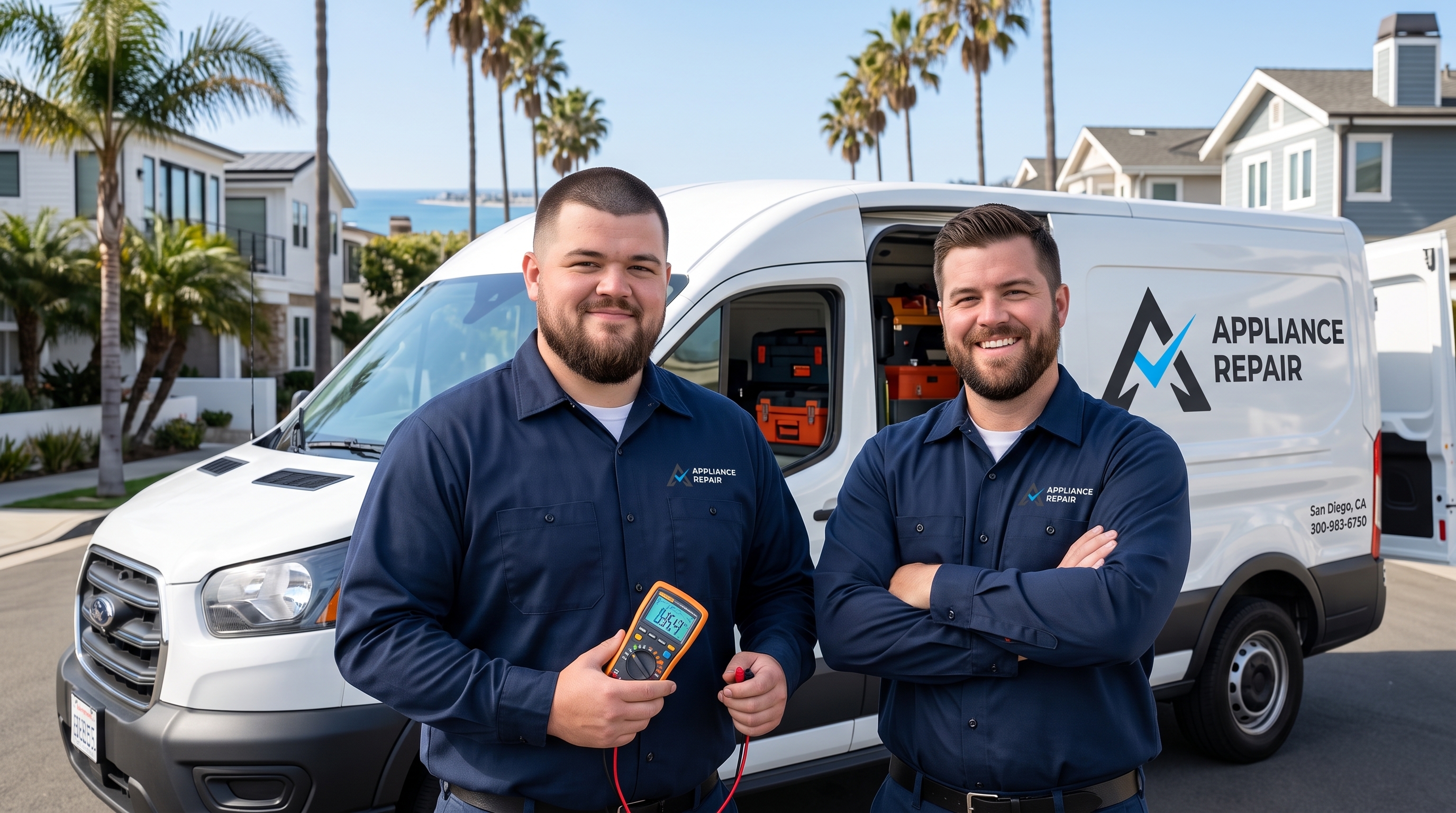 Henry Miller and Arthur Davis - Spark Appliance Repair San Diego Lead Technicians