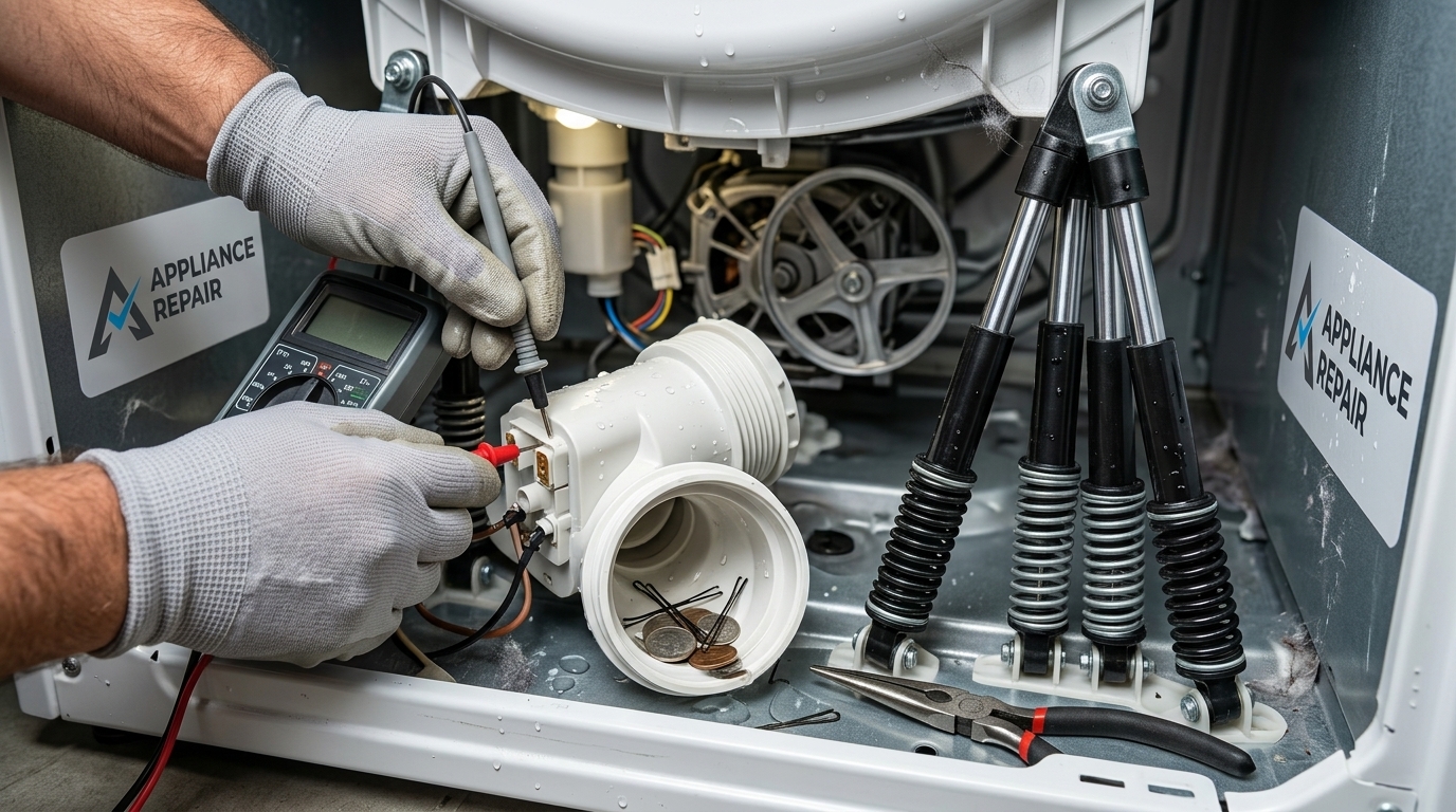 Component maintenance and diagnostic service for Washing Machine Repair in San Diego, CA